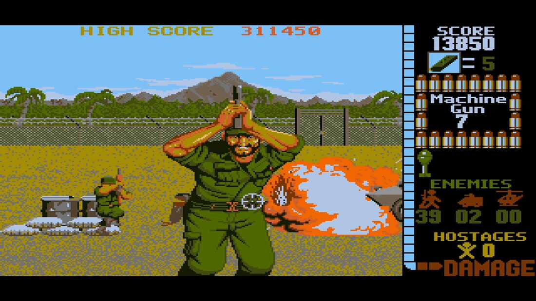 Operation Wolf (DOS) Screenshot 3