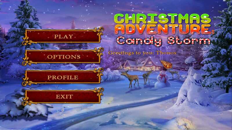 Christmas Adventure:  Candy Storm Screenshot 1