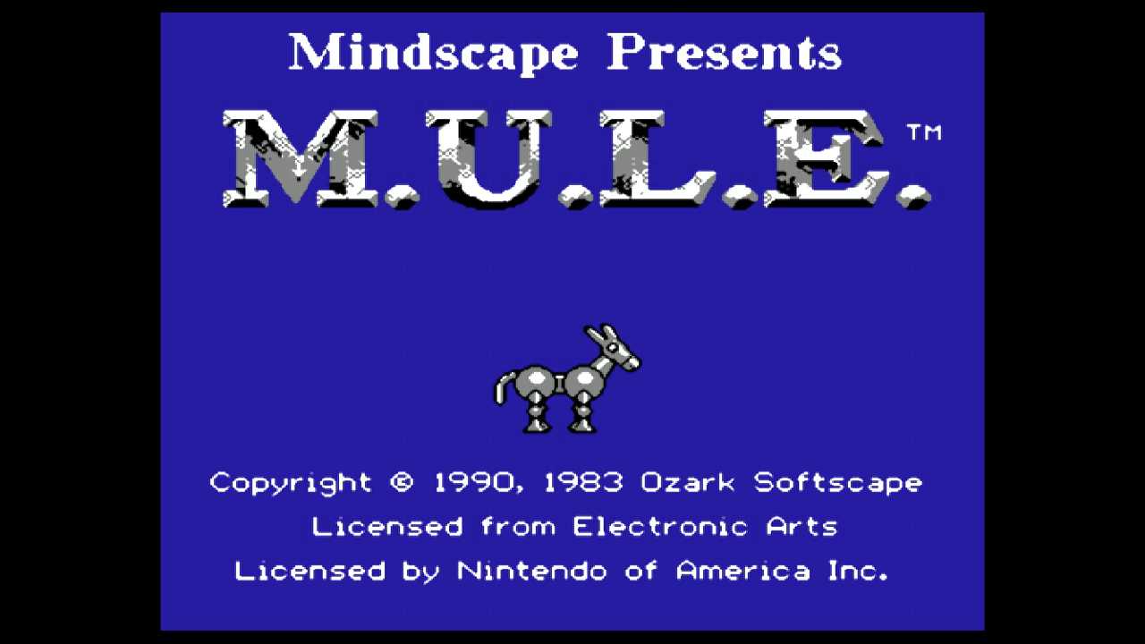M.U.L.E. NES Screenshot 1
