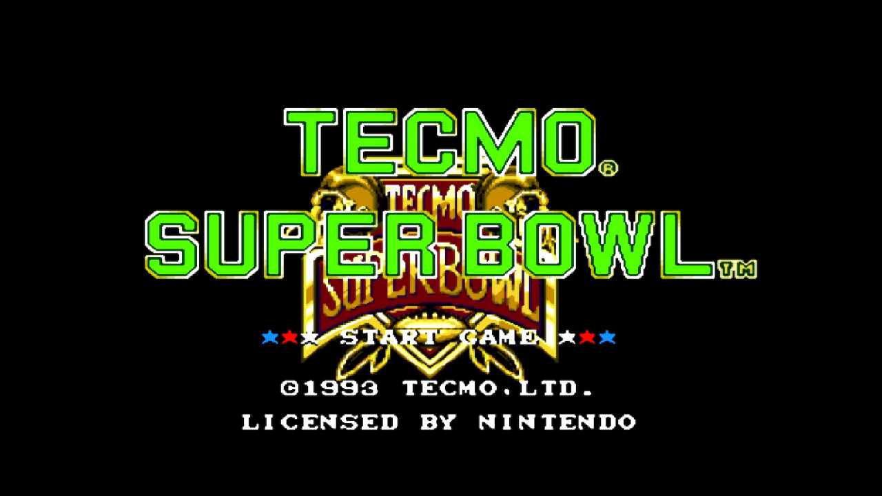 Super Tecmo Bowl Screenshot 1